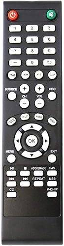 Miniatura 1 de ZdalaMit Control remoto de TV de repuesto para Element TV ELEFW408 ELEFW328 ELEFW605 ELEFW606 ELEFW601 ELEFW231 ELEFW40C ELEFW605 ELEFW504A