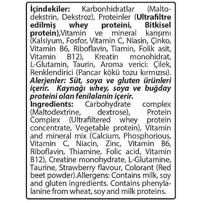 Hardline Nutrition Progainer Çilekli 1406 Gr