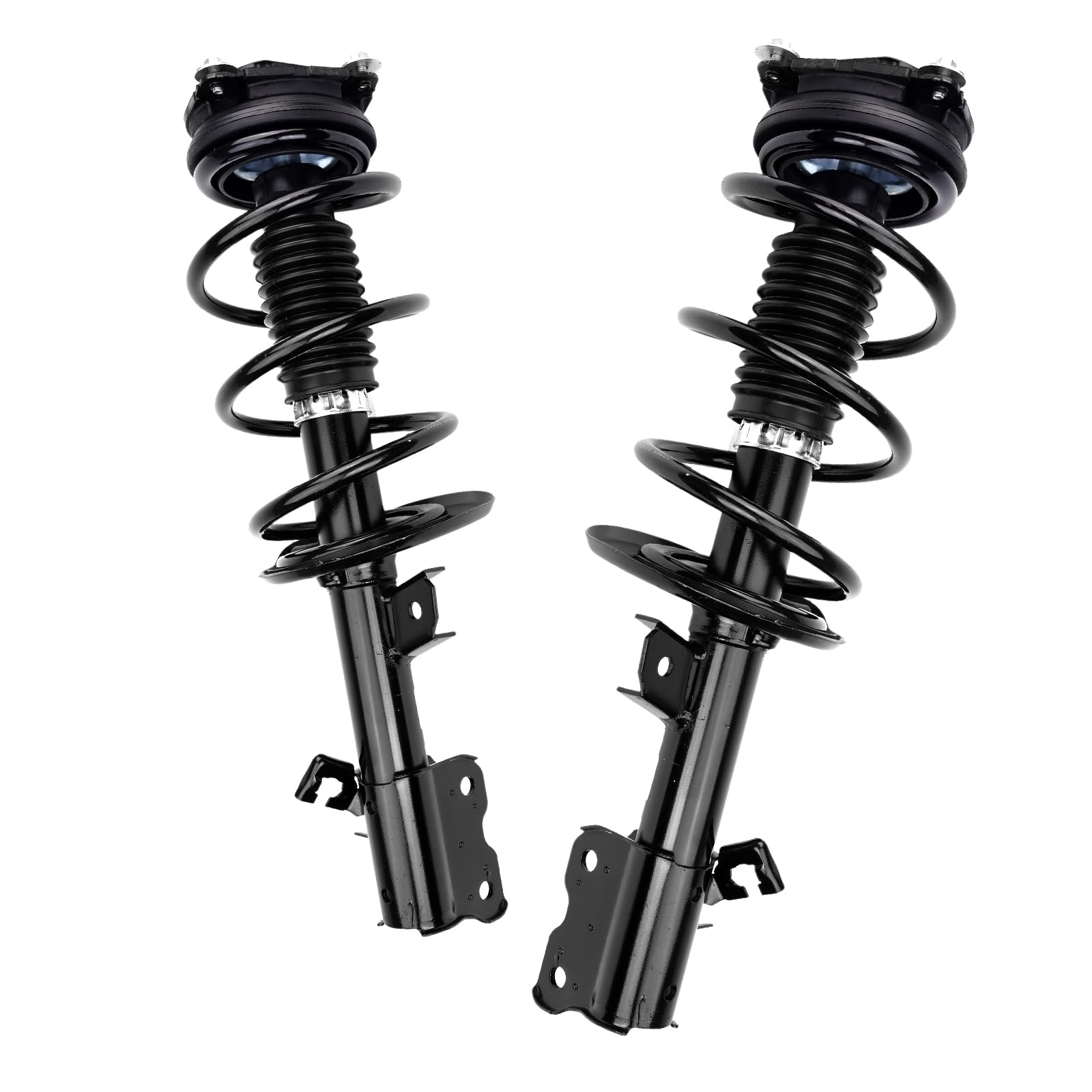 PHILTOP Front Struts for Rogue 2008 2009 2010 2011 2012, Shock Absorber Complete Suspension 1333283L+1333283R, Struts with Coil Spring Assemblies SAA069 2 Pcs