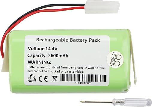 MULS 2600mAh Battery for Bissell SpinWave 3115 2859 28599 28596 3347 Z65B155