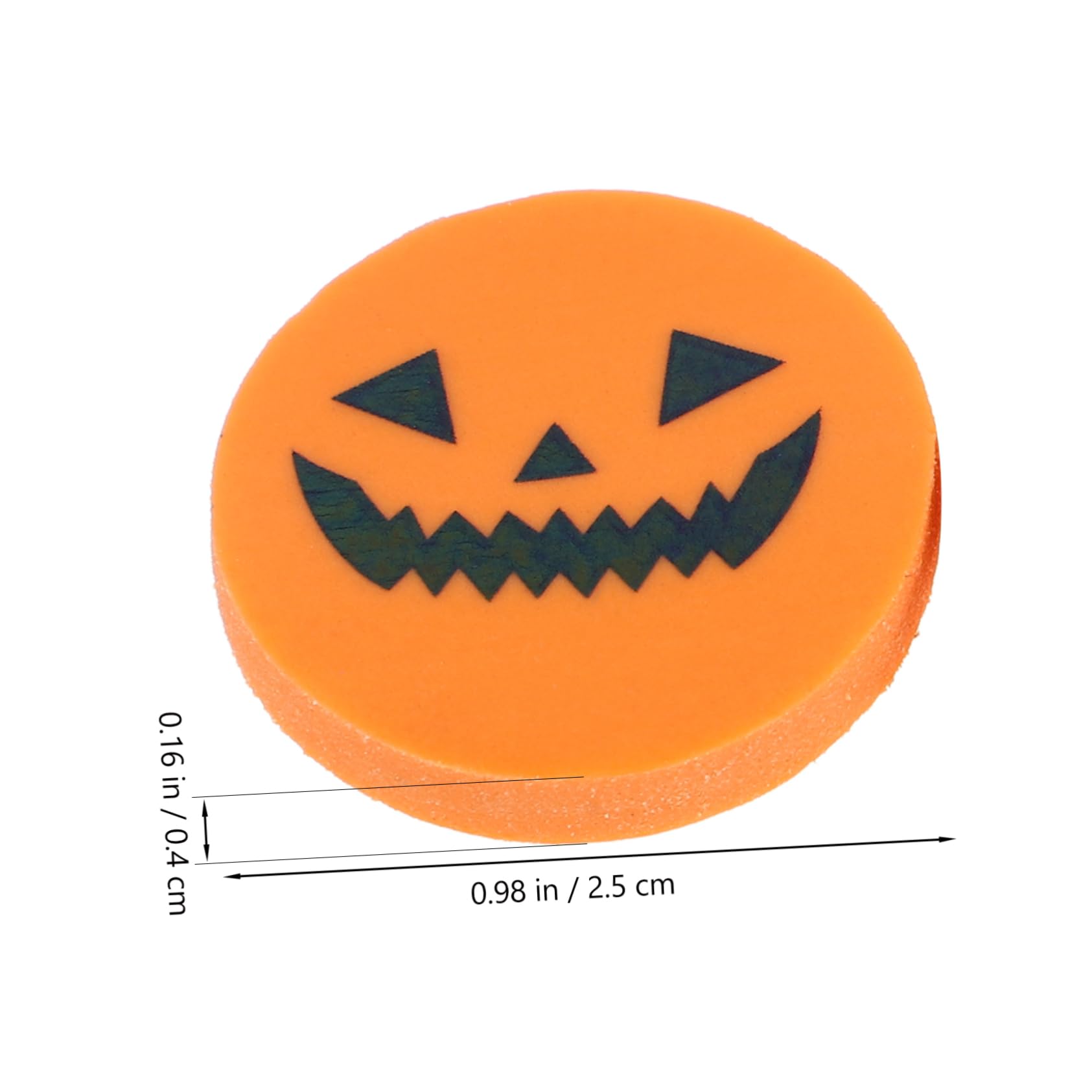 Homoyoyo 36pcs Pumpkin Shaped Novelty Erasers for Fun Stationery Supplies for School Easy to Use and for Students and Creative Projects