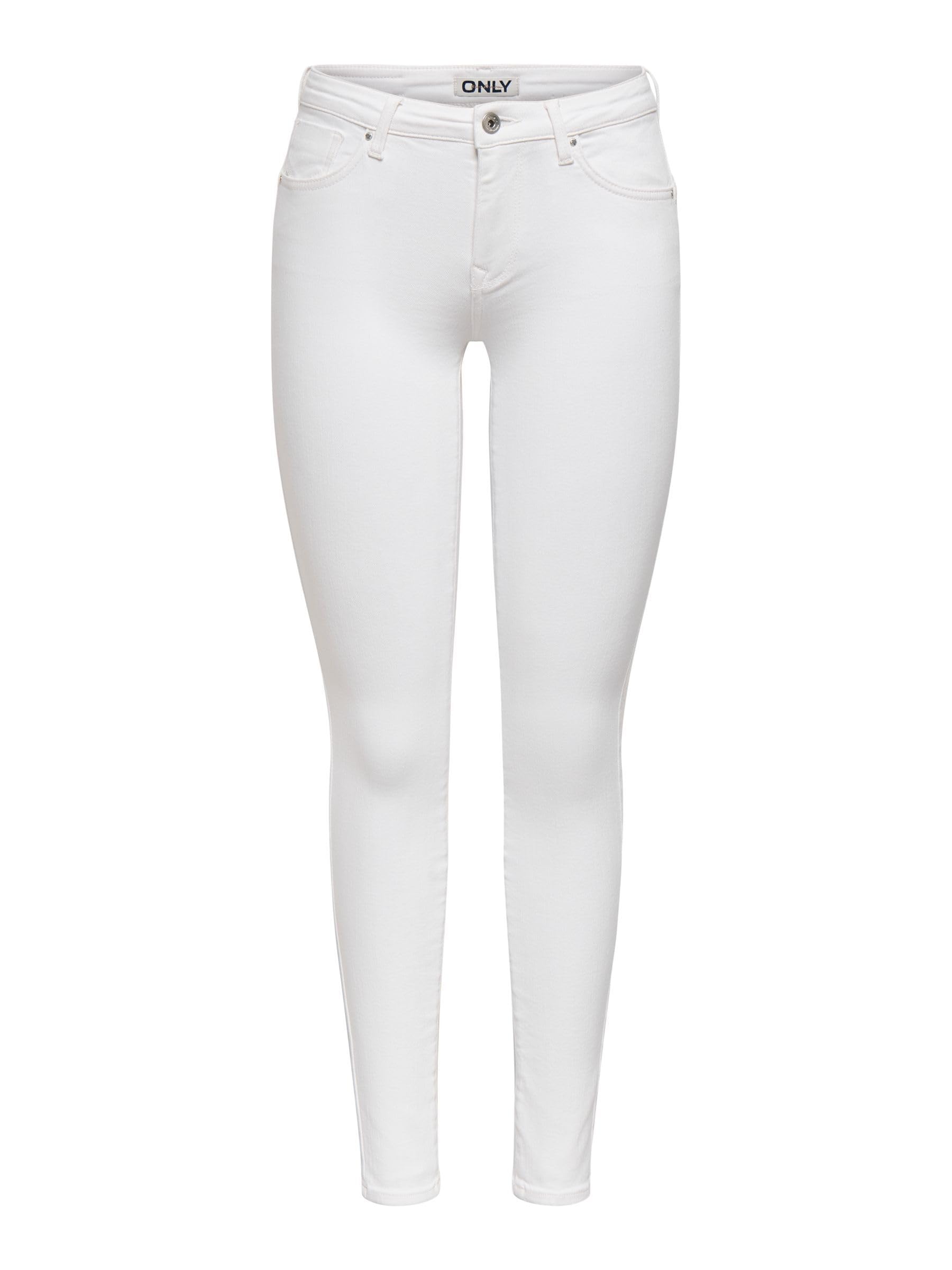 ONLY Female Skinny Jeans ONLPOWER Mittlere Taille Skinny Fit Jeans