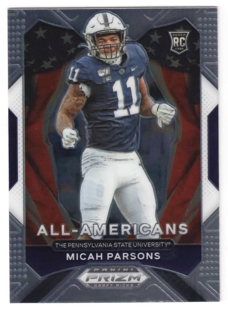 Amazon.com: 2021 Panini Prizm Draft Picks #188 Micah Parsons Penn