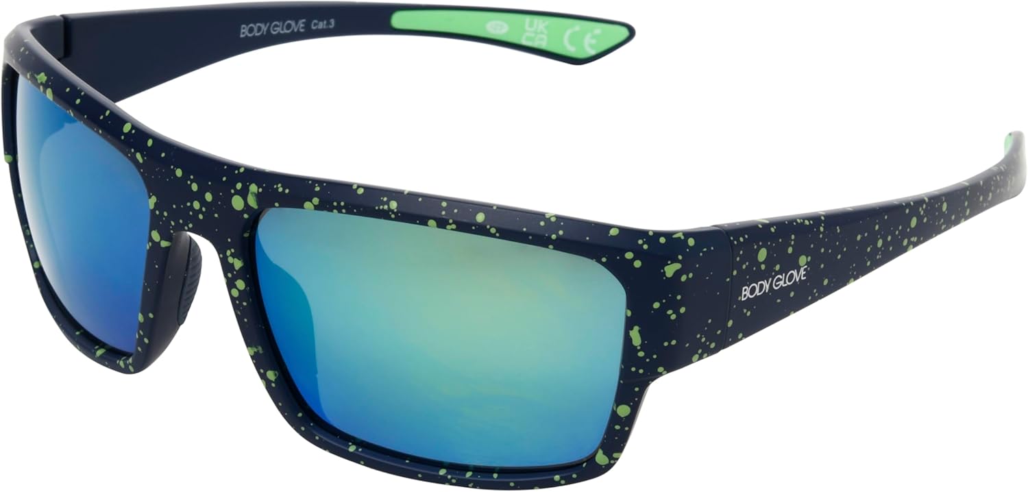 Body Glove Sea Breeze Sunglasses Rectangle, Purple, 59 mm