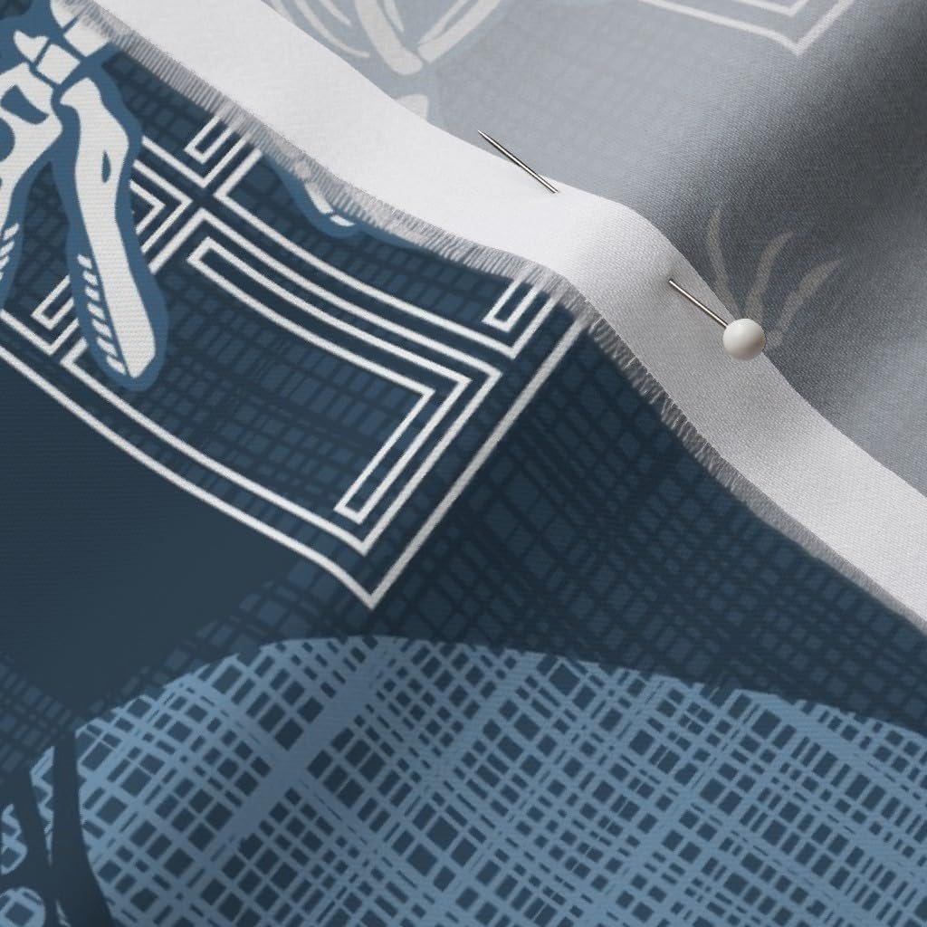 Spoonflower Fabric - Dinosaurs Fun Prehistoric Dino Boys Bones Printed on Organic Cotton Sateen Fabric by The Yard - Sewing Quilting Apparel Home Decor