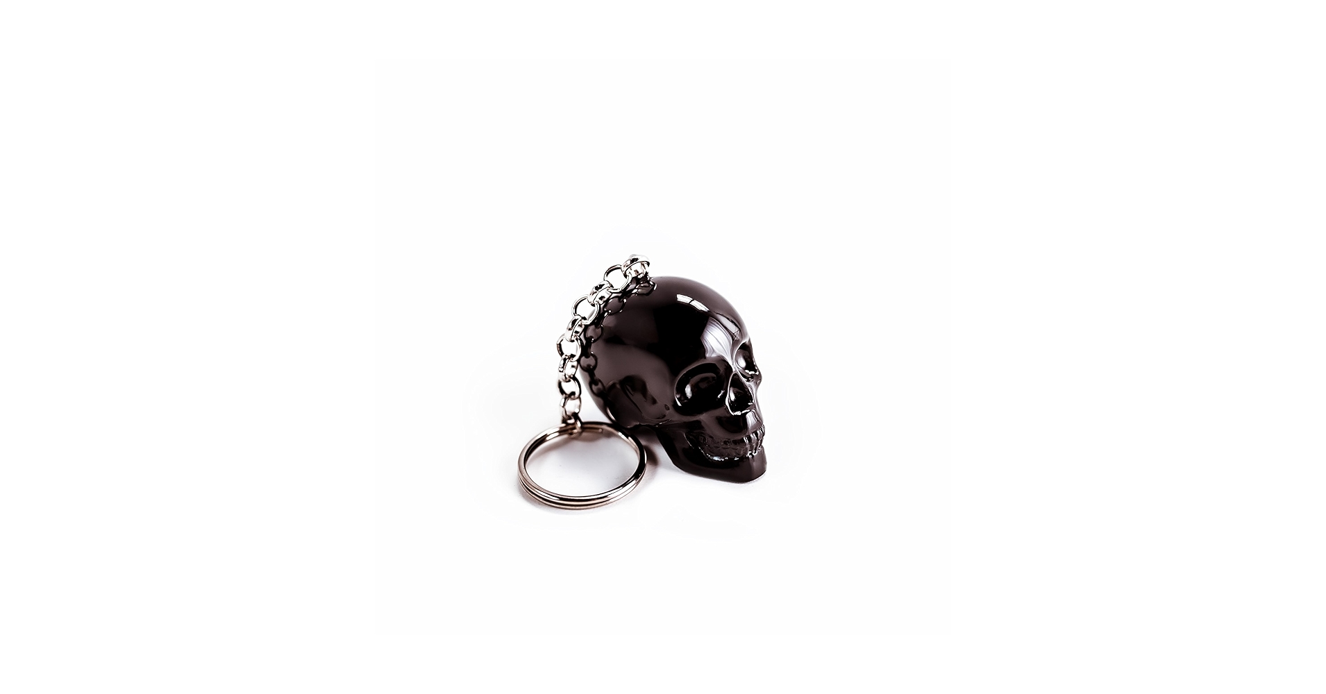 Amazon.com: Skull Keychain (Black) – Gothic Biker Punk Emo