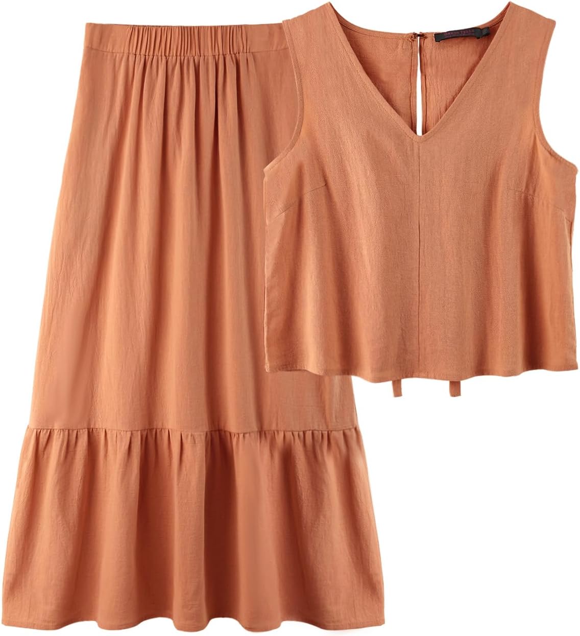 DRESSTELLS skirt sets for women including tank tops and skirts.