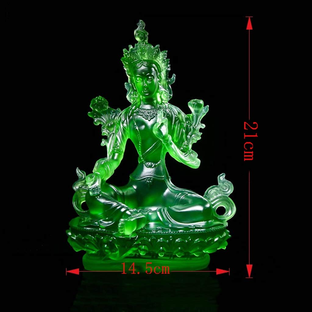 Estatuas de Buda Buda Estatua Resina Buddha Sereno Decorativo Zen Buddha Meditating Sentado Buda Escultura orando 8.27 Pulgadas Decoracion