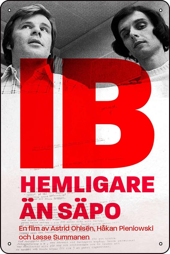 IB - hemligare an Sapo Movie Poster Tin Sign Vintage Wall Decoration Gift 8x12 Inches Metal Signs