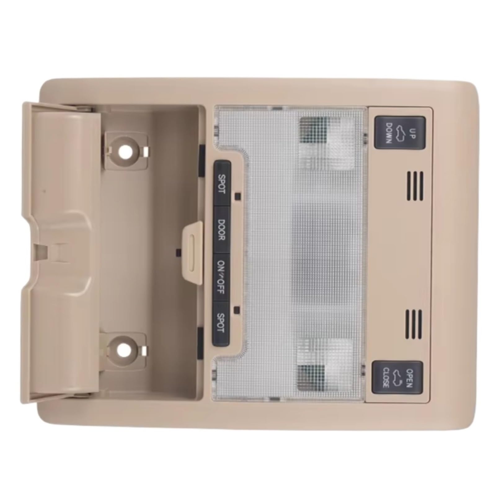 Luz de lectura delantera con control de techo solar para Land Cruiser LC200 beige 7