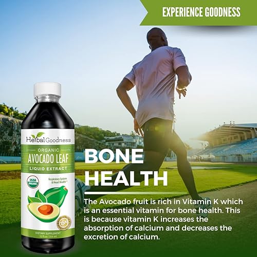 Miniatura 2 de Suplemento líquido de extracto de hoja de aguacate, suplemento de fibra de proteína probiótica para salud intestinal y apoyo inmunológico, 12 onzas,