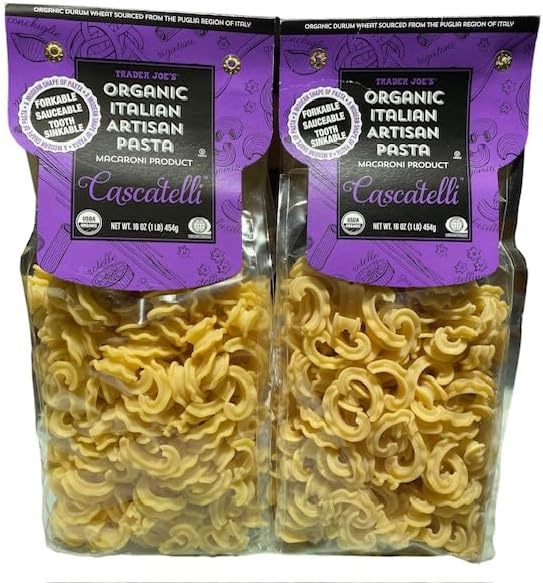 Trader Joe's Organic Italian Artisan Pasta Cascatelli