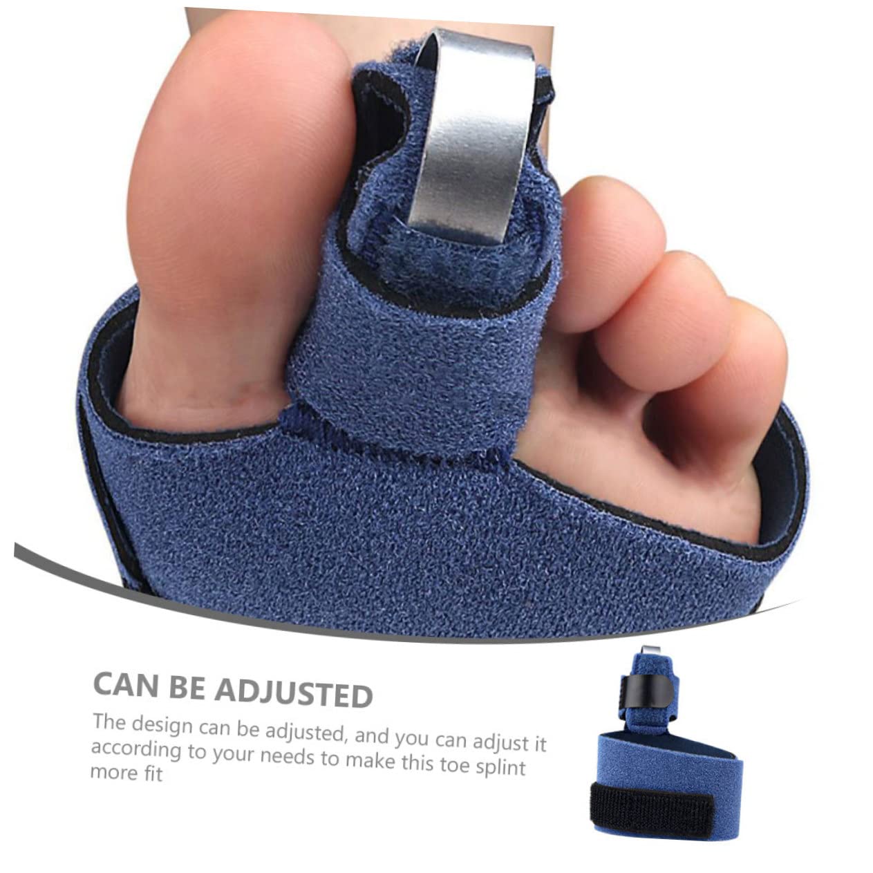 Ipetboom Toe Straightener Wrap Comfort Splint for Crooked Toes Breathable Support Joint Stabilization and Protection