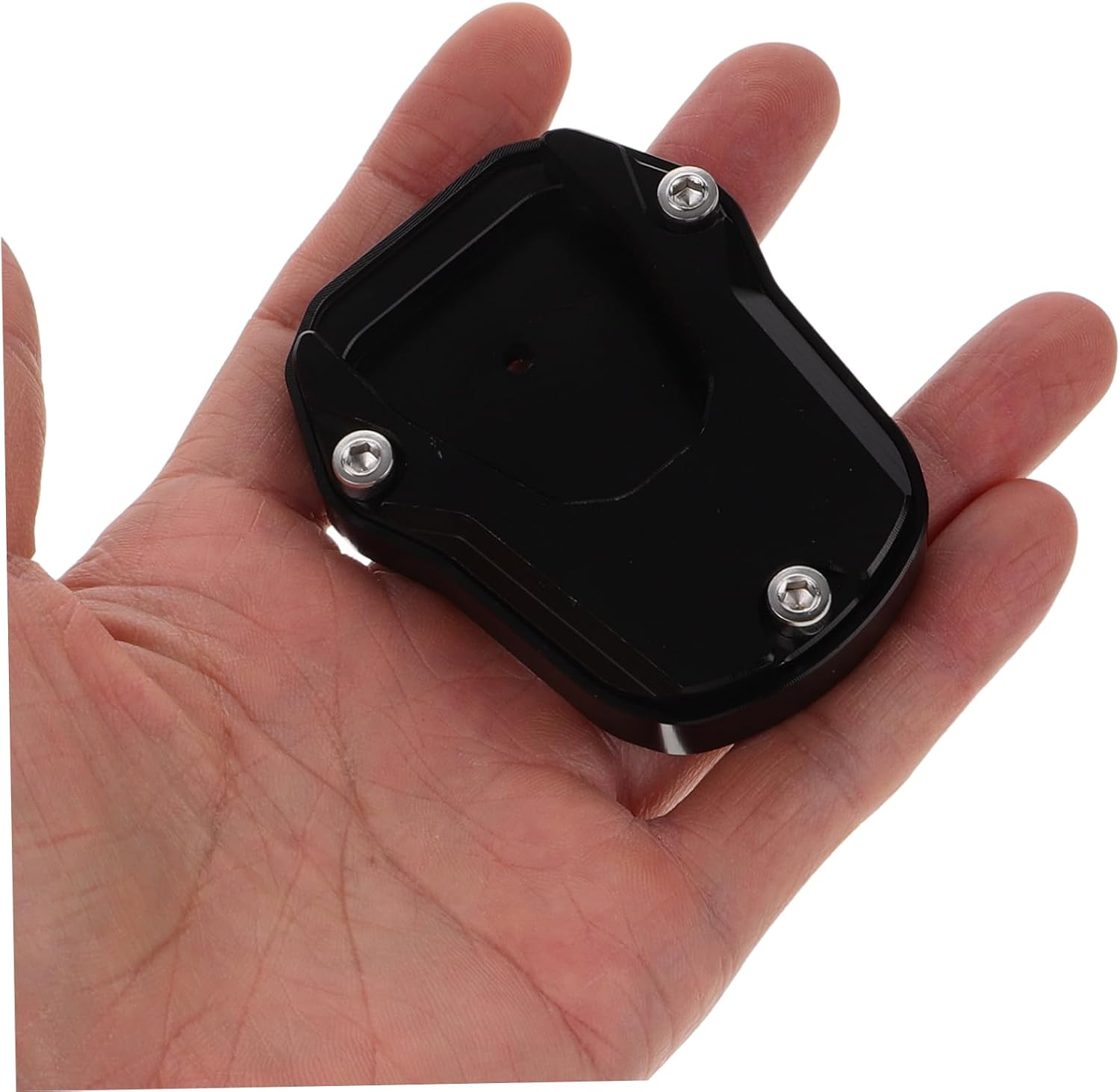 Mobestech Replacement Kickstand Pads for Motorbike Side Stand Support Plates Motorcycle Supplies Aluminum Alloy