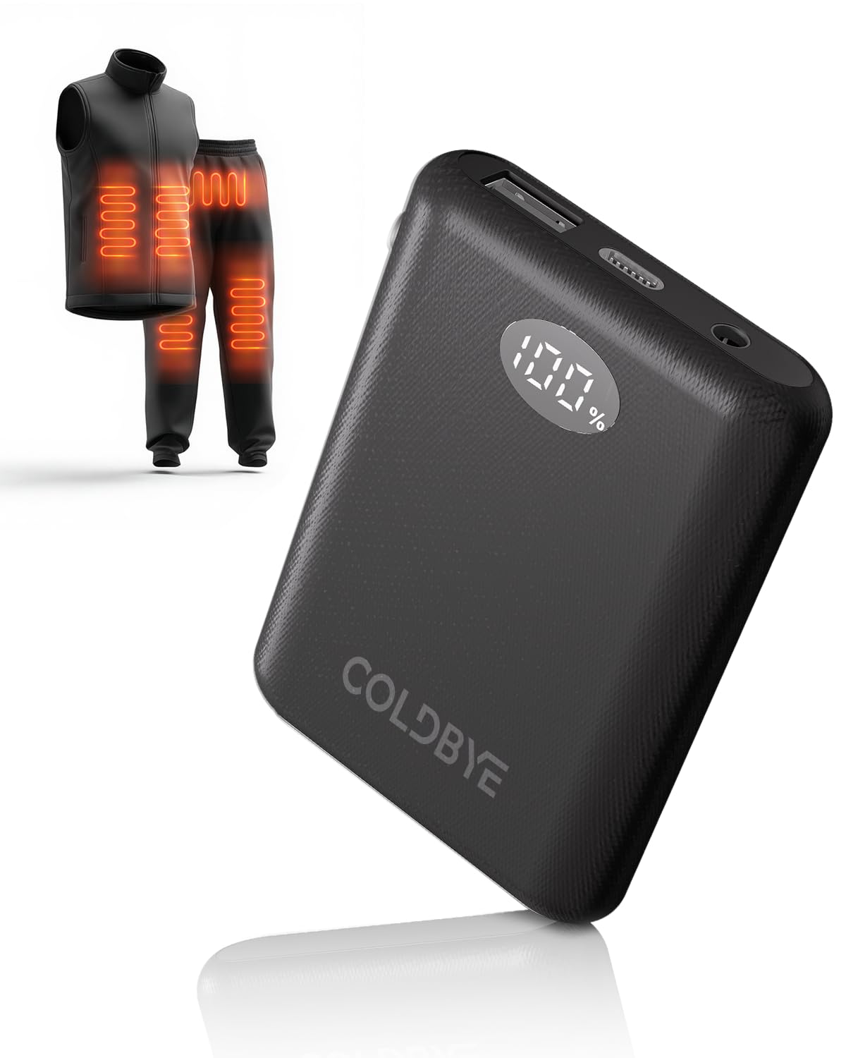 Amazon.com: ColdBye 7.4V/5V Battery Pack for Heated Vest, Ultra