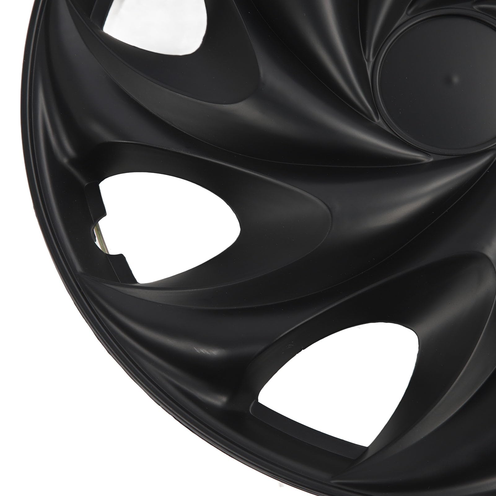 Haofy Copricerchi da 15 Pollici a Scatto, 4 Pezzi, Neri, Universali, Adatti per Auto, Camion, Furgoni, Facile Installazione in Pochi Minuti, Materiale Plastico ABS, Resistente Ai Graffi, Sostituzione