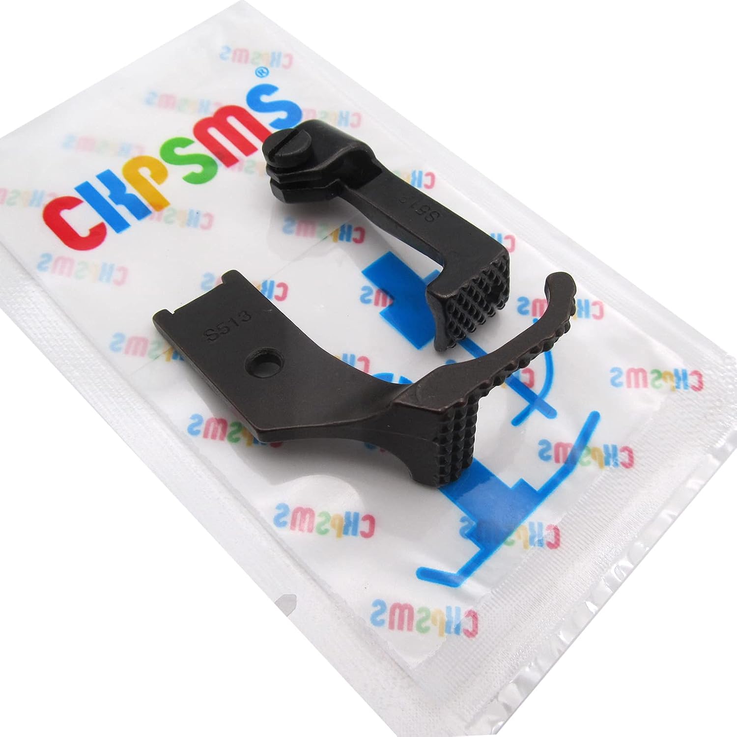 CKPSMS Brand - S514 1SET KNURLED Binder Walking Foot, Compatible with Singer 111G 111W, Brother B837, Consow 206RB 225, Juki DNU-1541, Replacement for Many Single Needle Walking Foot Sewing Machines