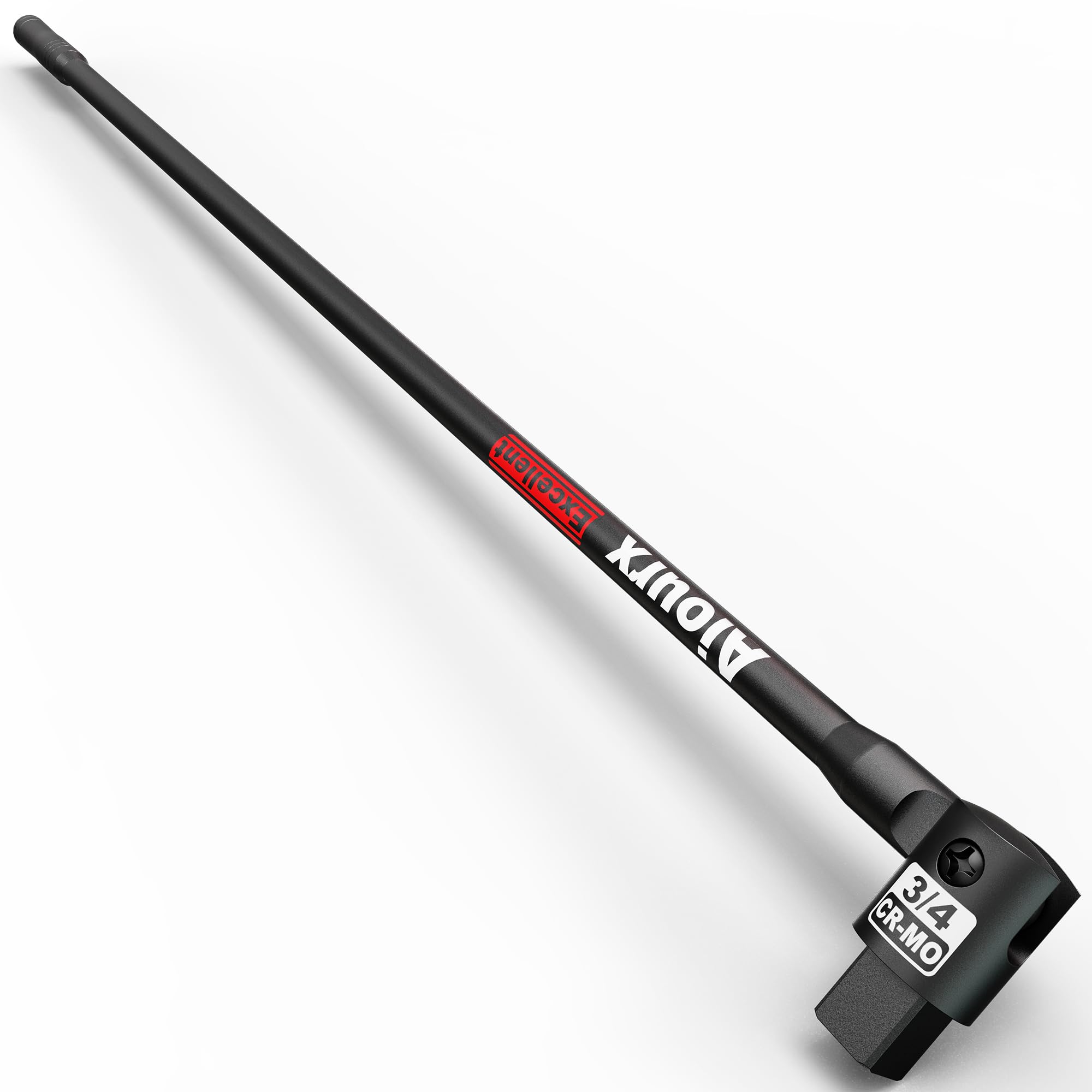3/4” Drive 32 Inch Breaker Bar, Heavy Duty Head, Premium Chromium-Molybdenum Steel, Laser Etched Marking, for Loosen Rusted, Stubborn, Stuck Nuts and Bolts