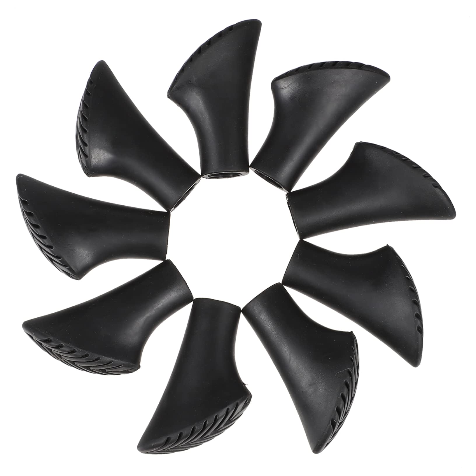 LIOOBO 16pcs Trekking Poles Tip Covers Hiking Pole Foot Covers Skid Protectors for Hiking