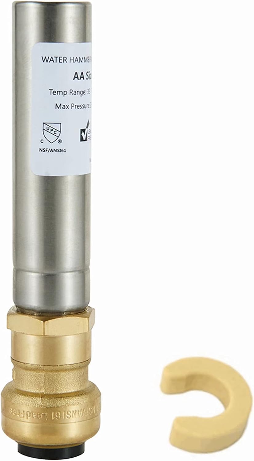 Buy EFIELD MH151A1, Stainless Steel Water Hammer Arrestor 1/2Inch