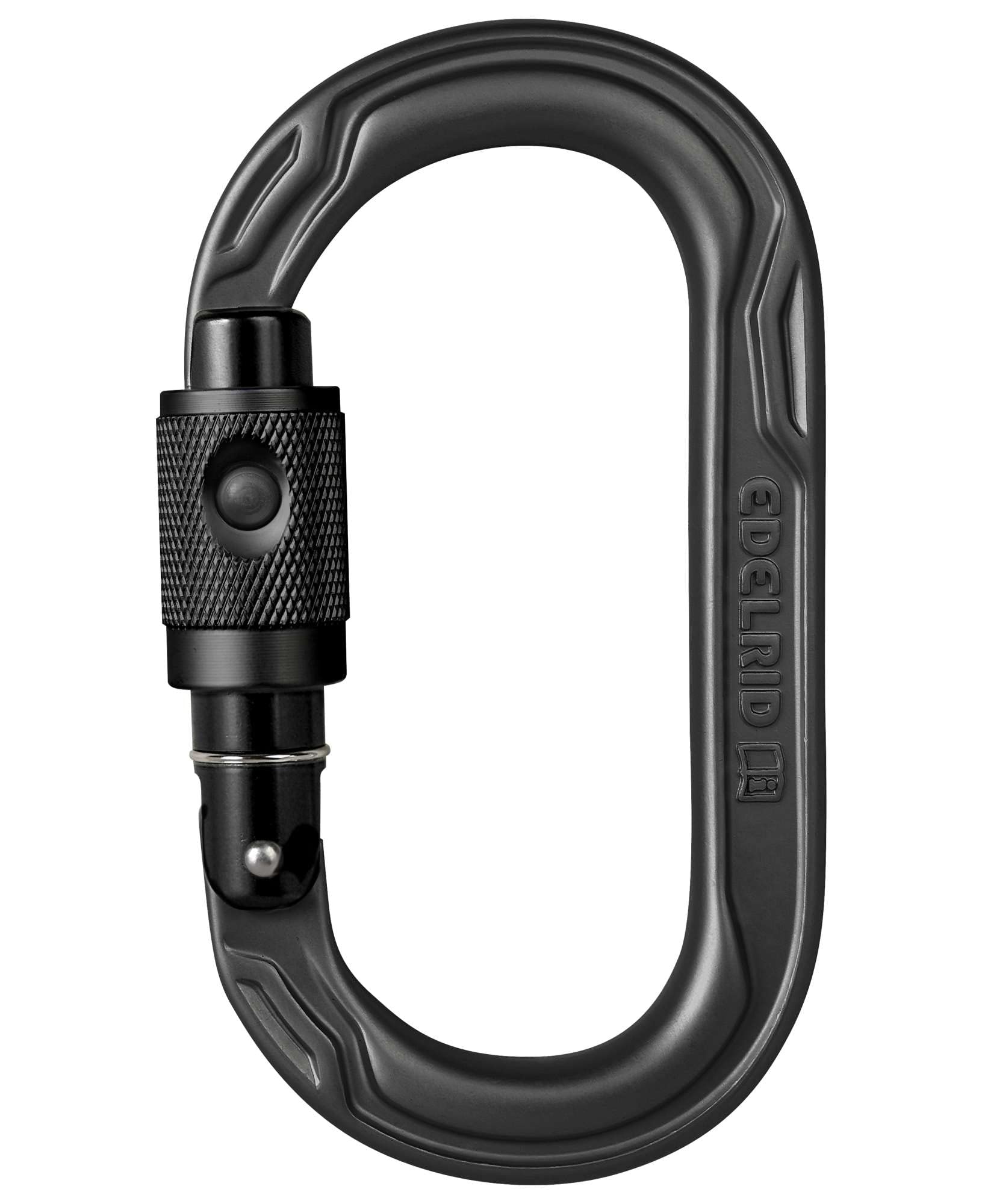 Edelrid Schraubkarabiner Oval Power 2500 Permalock mit Verriegelung