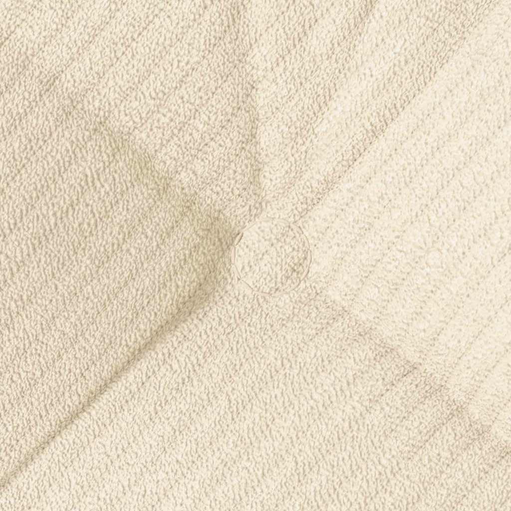 Sitzkissen 4er Set Creme 45x45x12 cm - Weiche Stuhlkissen aus Cord mit abnehmbarem Bezug - Gemütliche Dekokissen für Esszimmer, Wohnzimmer und Homeoffice