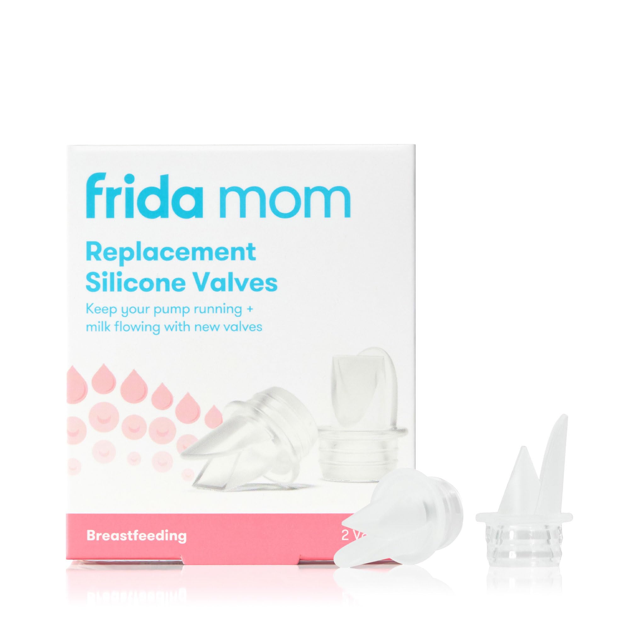 FridaMom Breast Pump Valve Replacement, Duckbill Valves, Easy On and Off