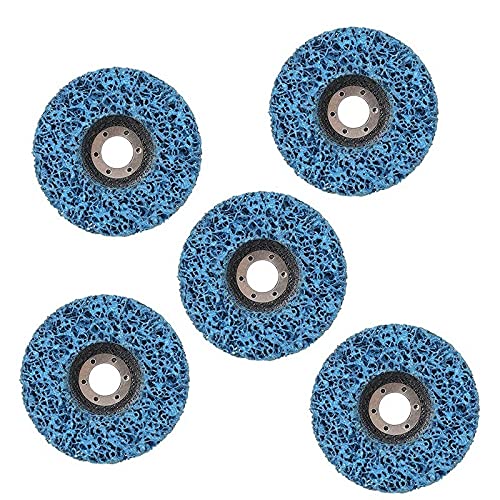 Muela abrasiva, copa de diamante, 5 piezas de 125 mm de diámetro, disco abrasivo for amoladora angular, herramientas for quitar amoladora de óxido de pintura