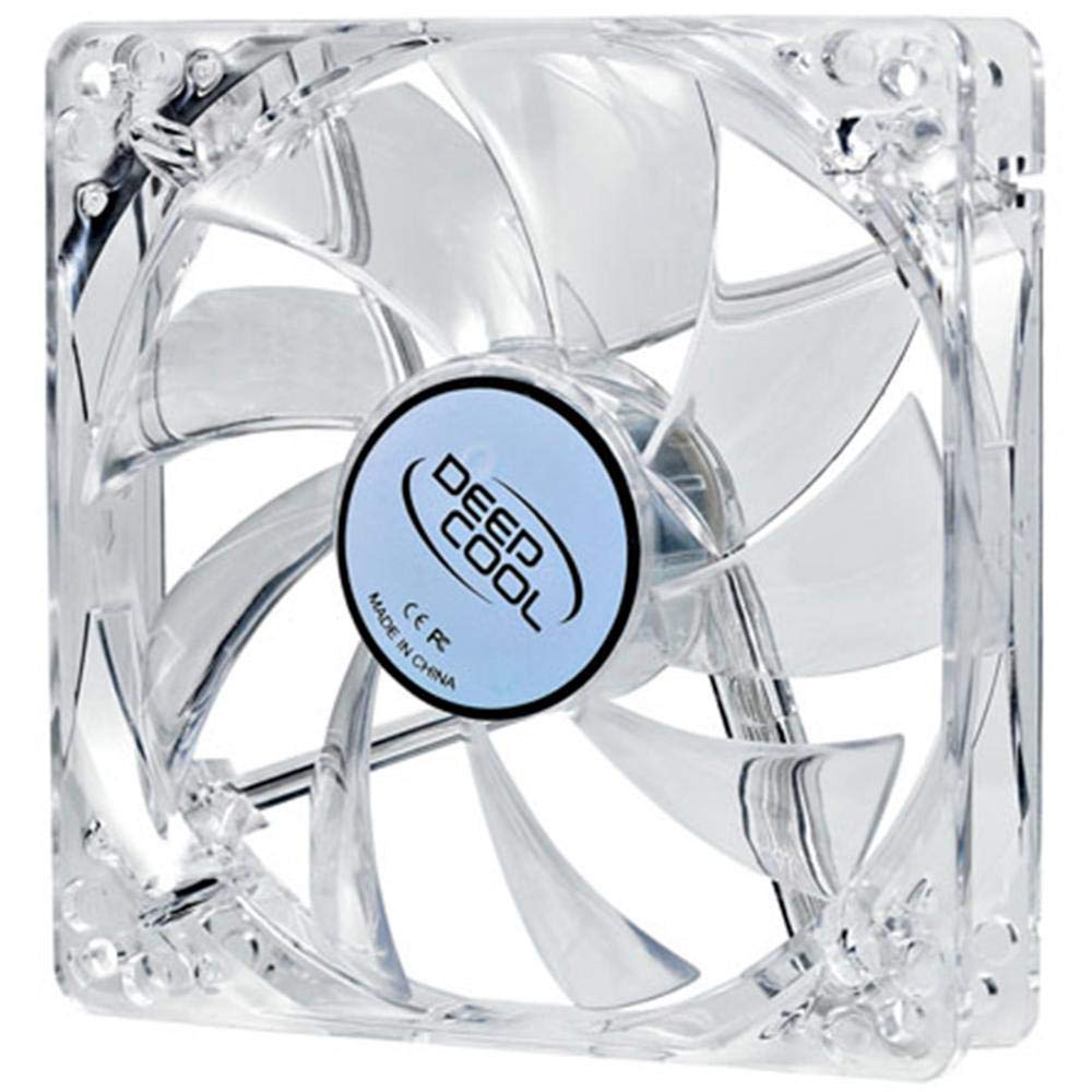 Deepcool XFAN 120L/R 120mm Transparent Cooling Fan with Red LED (Red)
