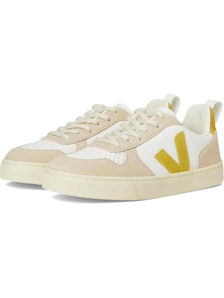 Beige VEJA Small V-10 Laces (Little Kid/Big Kid)