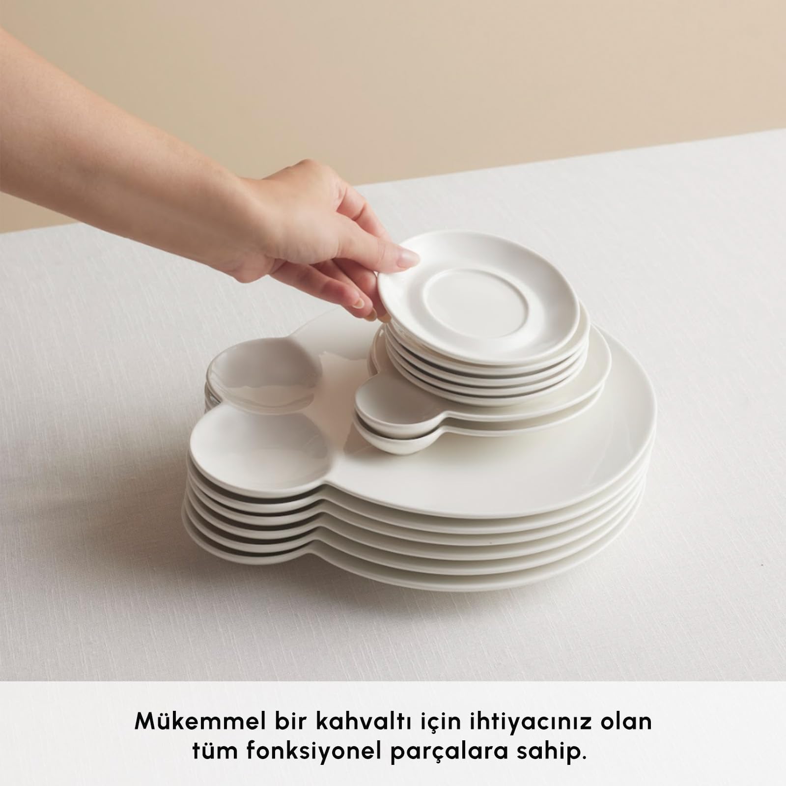 Karaca Streamline Blow 26 Prç Kahvaltı Seti Rnd