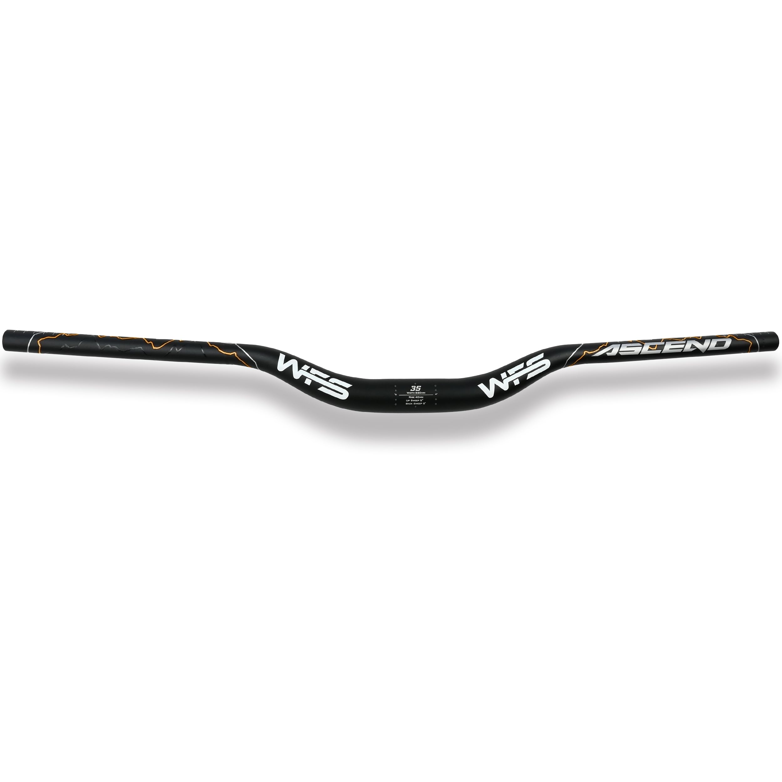 WFS Ascend 35 x 820 mm Handlebar 40 mm Rise, Black x Cashmoney