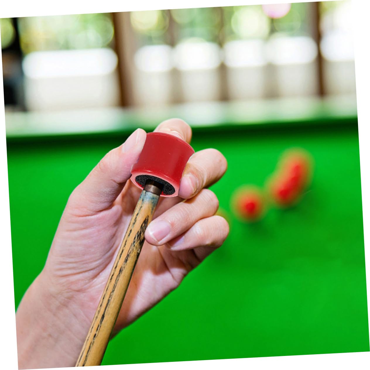 VANZACK Billiard Cue Repair Tool Set 6pcs Pool Stick Cue Tips Replacement Kit Plastic Trimmer