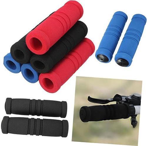 Miniatura 9 de INOOMP 6 pares de manillares de bicicleta para niños, manillares de bicicleta, empuñaduras de goma para manillar, empuñaduras de goma para manillar,