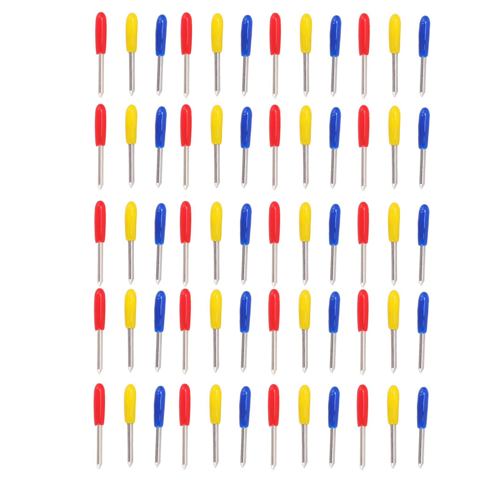 Lybunair 60Pcs Incisive Replacement Blades, 30 45 60 Degree High Hardness with 3 Storage Boxes for Home and Industry Use