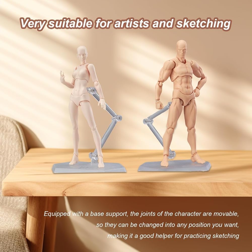 Modello Piccola Figura per Disegno per Artisti, Figura di Animazione per Schizzare