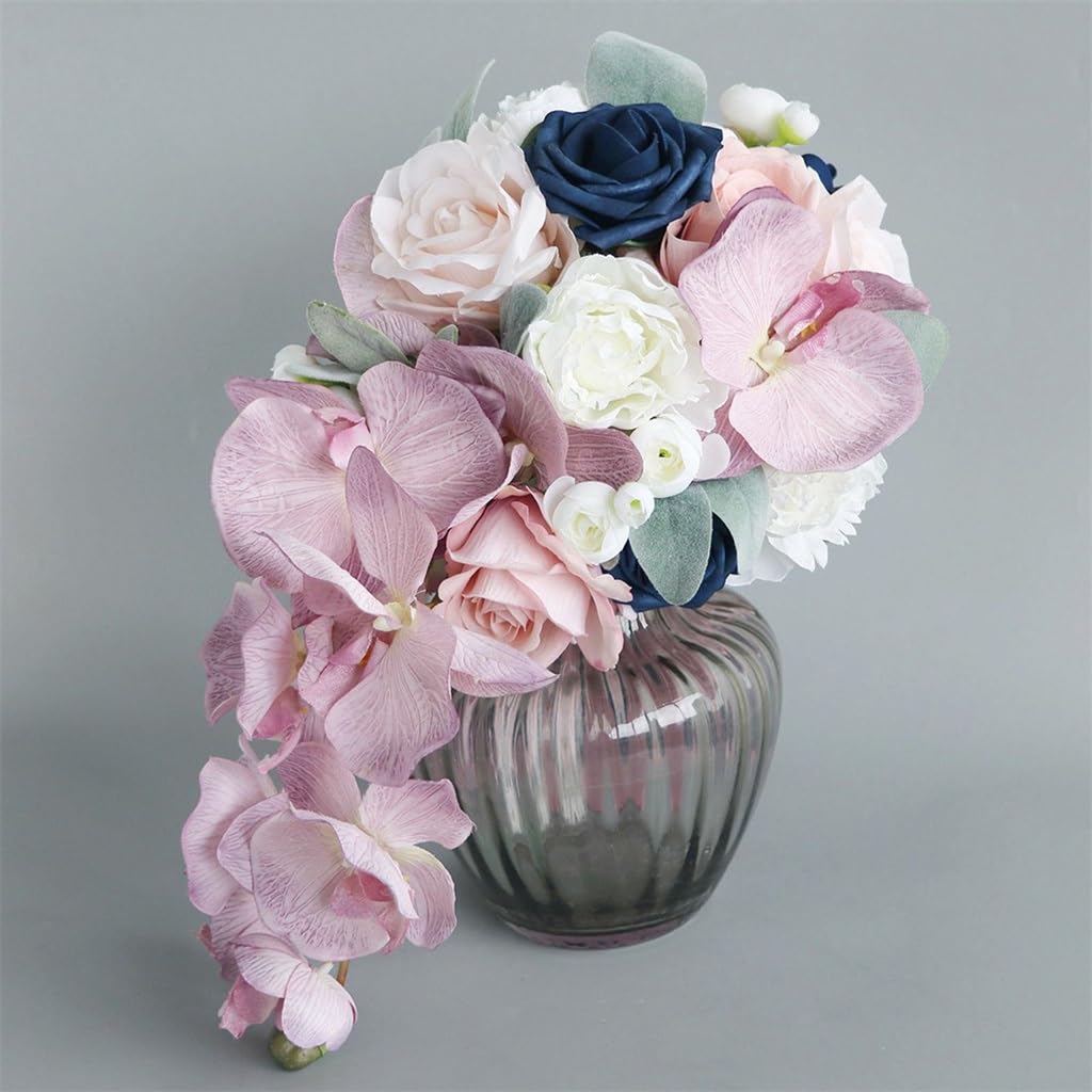 JFDBGU Sposa Matrimonio Holding Bouquet Decorazione Arrangiamenti Centrotavola di Fiori da Damigella d'Onore
