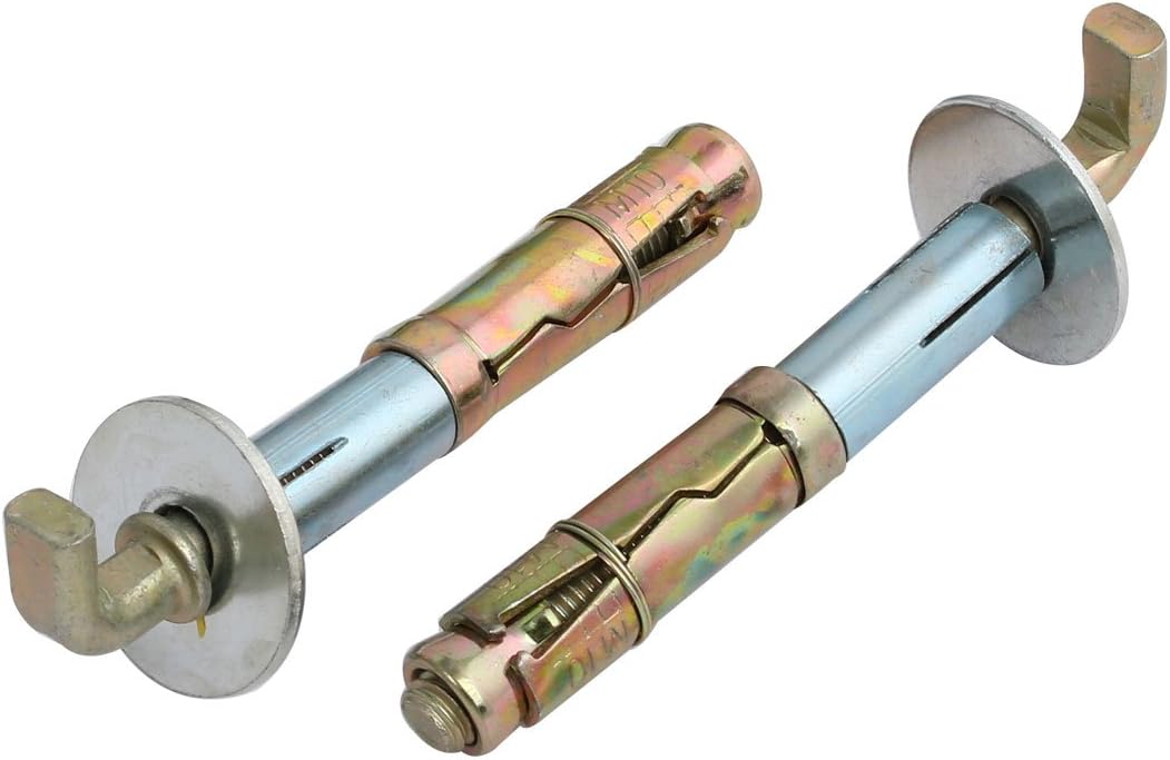 6Pcs M10x120mm Steel Expansion Anchor L-Shape Hook Assortment (id: d95 5ae 5c8 7a3 27c