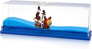 LETINE Thousand Sunny Model Liquid Wave Pirate Ship Decoration: Unsinkable Ship in a Bottle - Thousand Sunny Pirate Ship Home Decor for Home, Car, or Desk Decoration, Gifts, or Paperweight