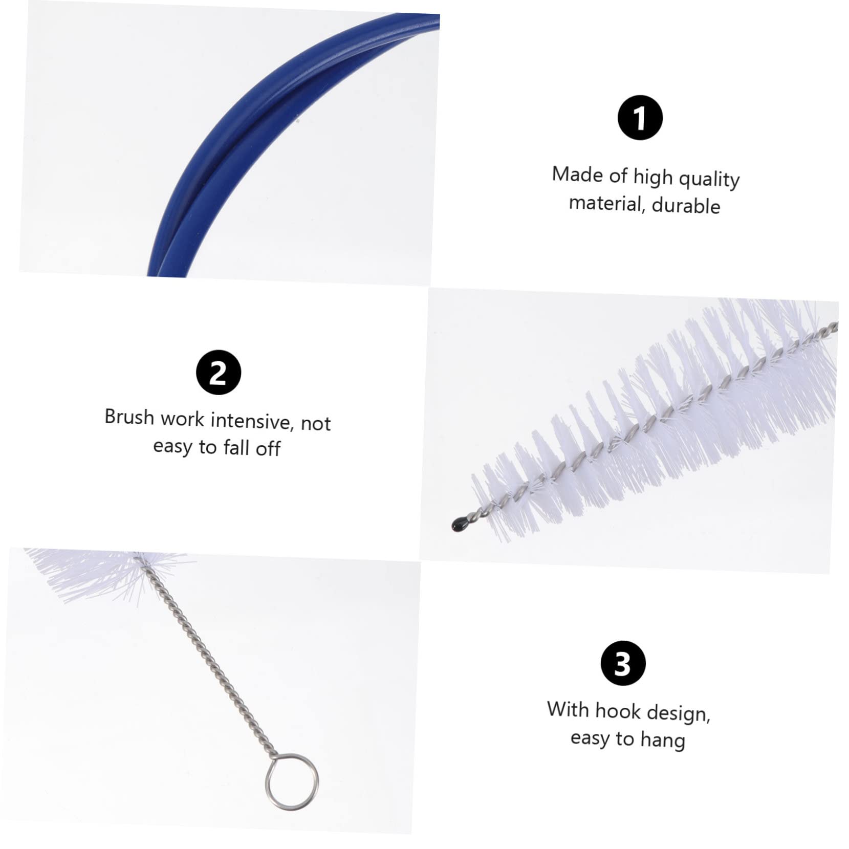 SUPVOX Trumpet Cleaning Brush Set Flexible Mouthpiece Cleaner Wind Instrument Care Kit for Prolonging Lifespan of Instruments