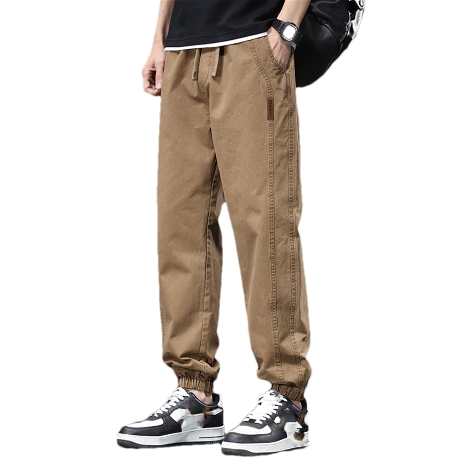 Pantaloni Casual da uomo Estate Vintage Cotone Pantaloni Uomo Allentato Coreano Harem Pantalones Pantaloni Cargo
