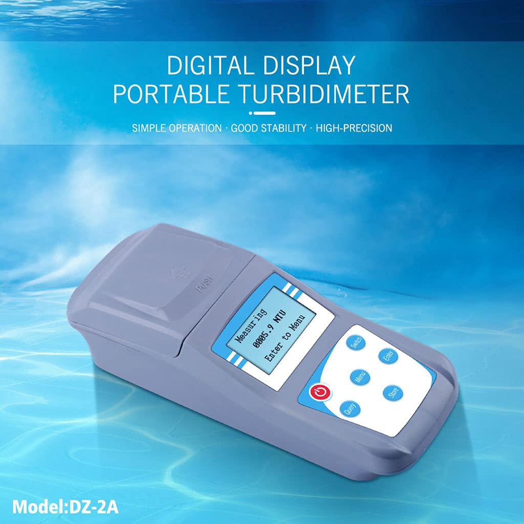 Medidor de turbidez de Agua Digital Turbidímetro de Mano portátil 0~200 NTU 90 ° Precisión de luz dispersa 0,1 con retroiluminación