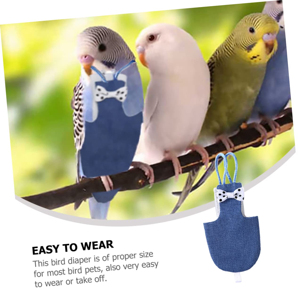 Amazon.co.jp: POPETPOP 鳥用おむつフライトスーツ 洗えるオウム用服