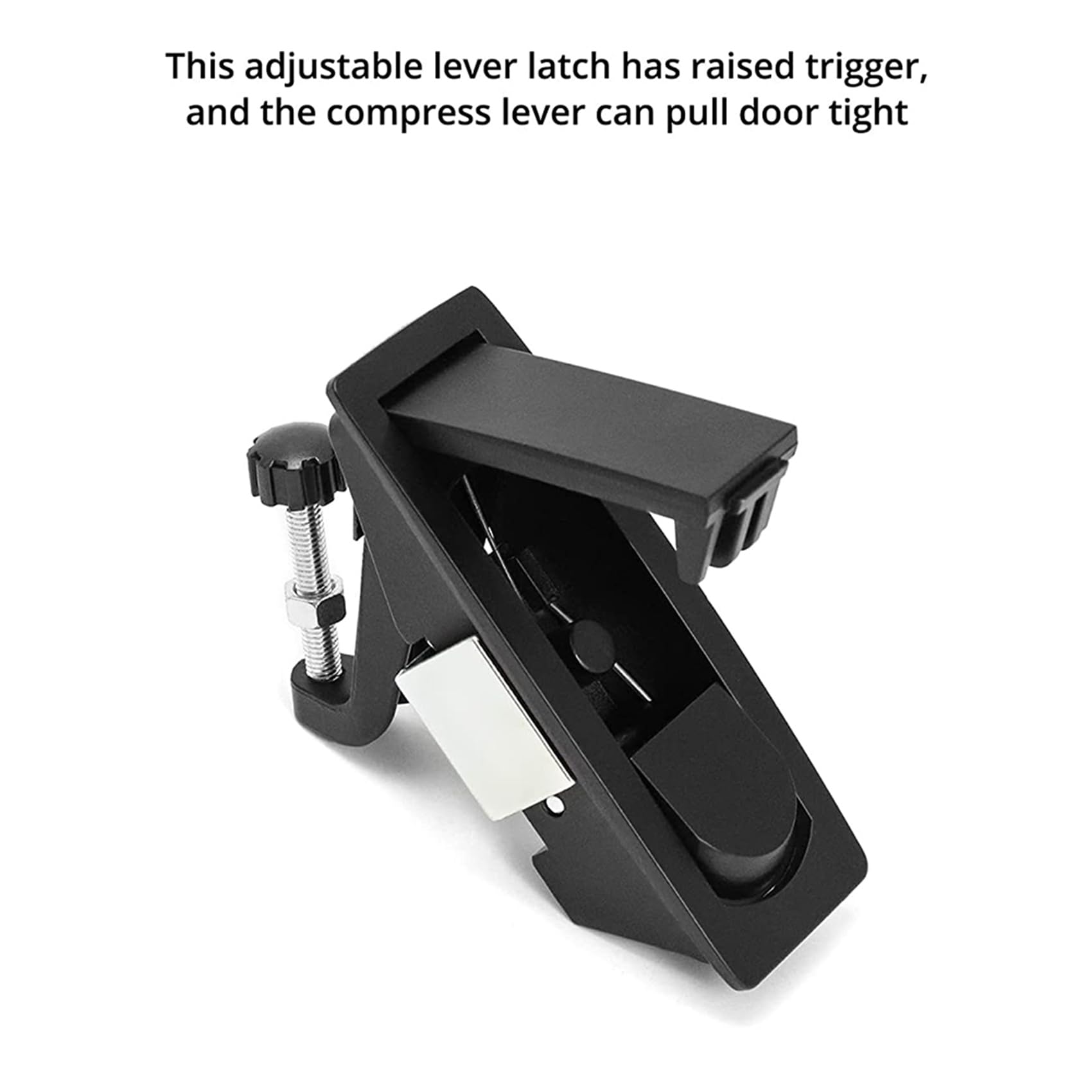 16 chiusure a compressione in lega di zinco con chiusura a leva regolabile da 0,04 a 2,3 cm