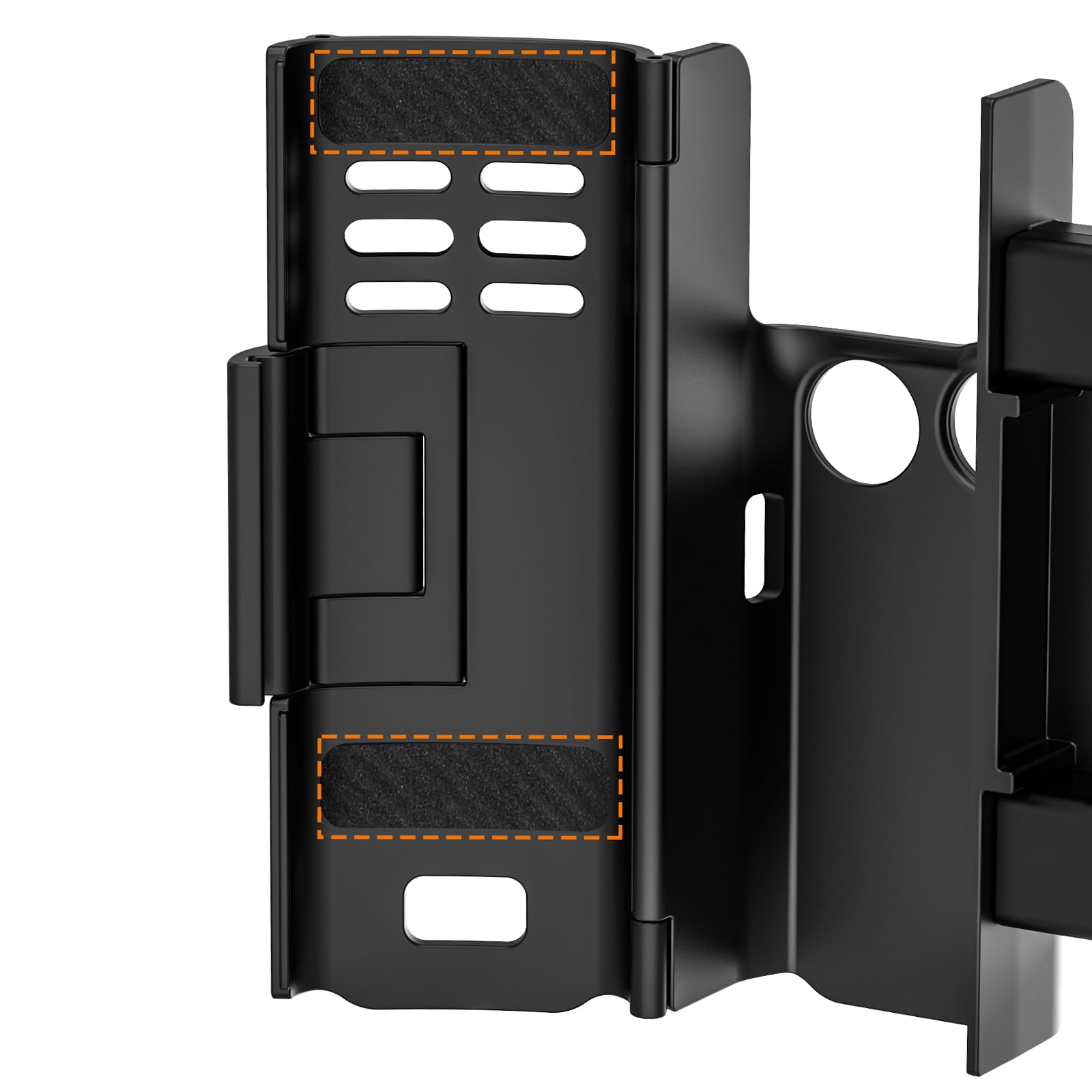 PALUMMA Soporte adaptador de expansión, para DJI Osmo Pocket 3, soporte adaptador de expansión con soporte para teléfono, filtros, tarjetas de memoria, funda organizadora (negro)