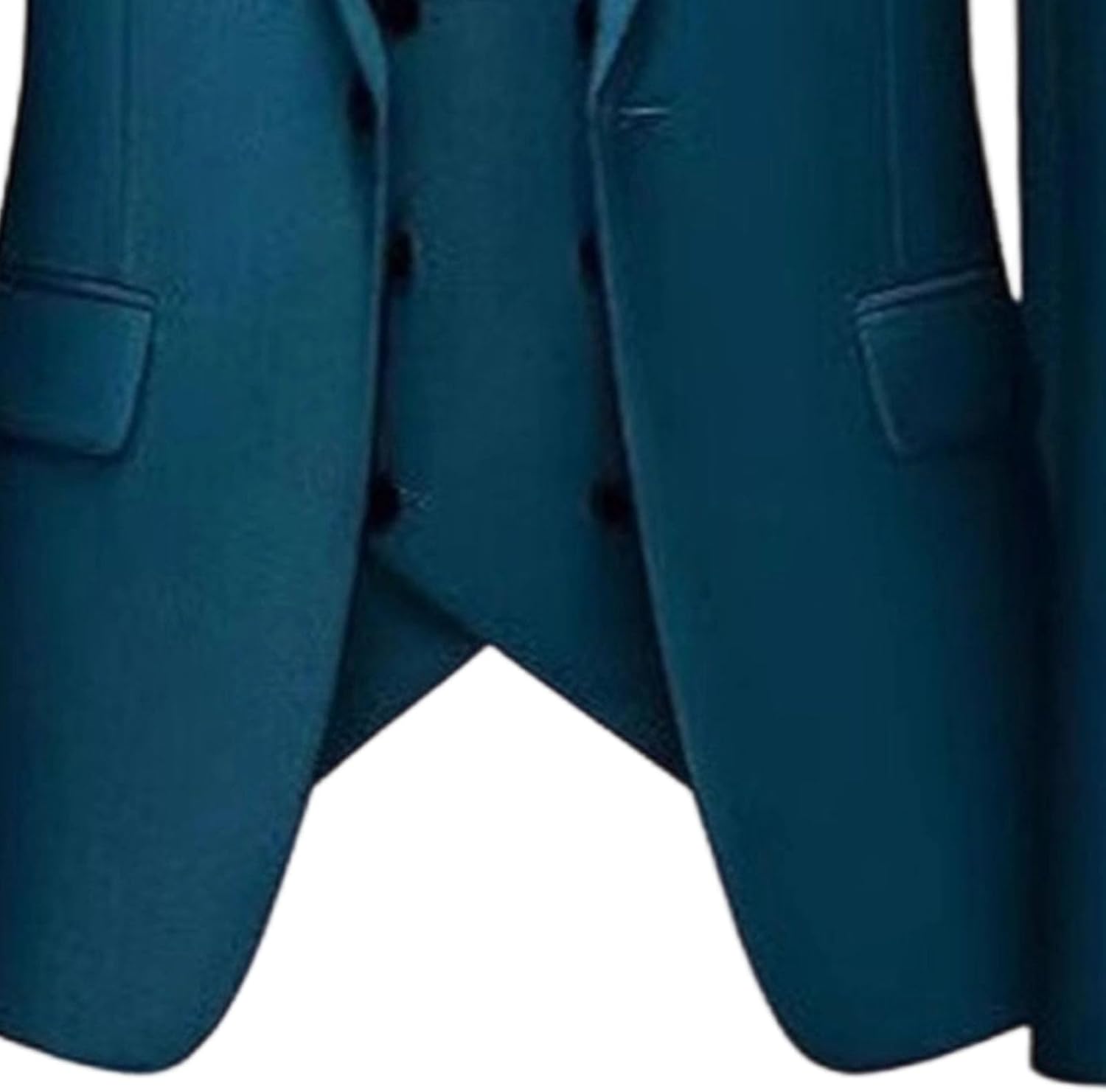 Men’s One Button 2 Piece Tuxedo Suit Jacket Vest Pants Slim Fit Formal Wedding Outfit