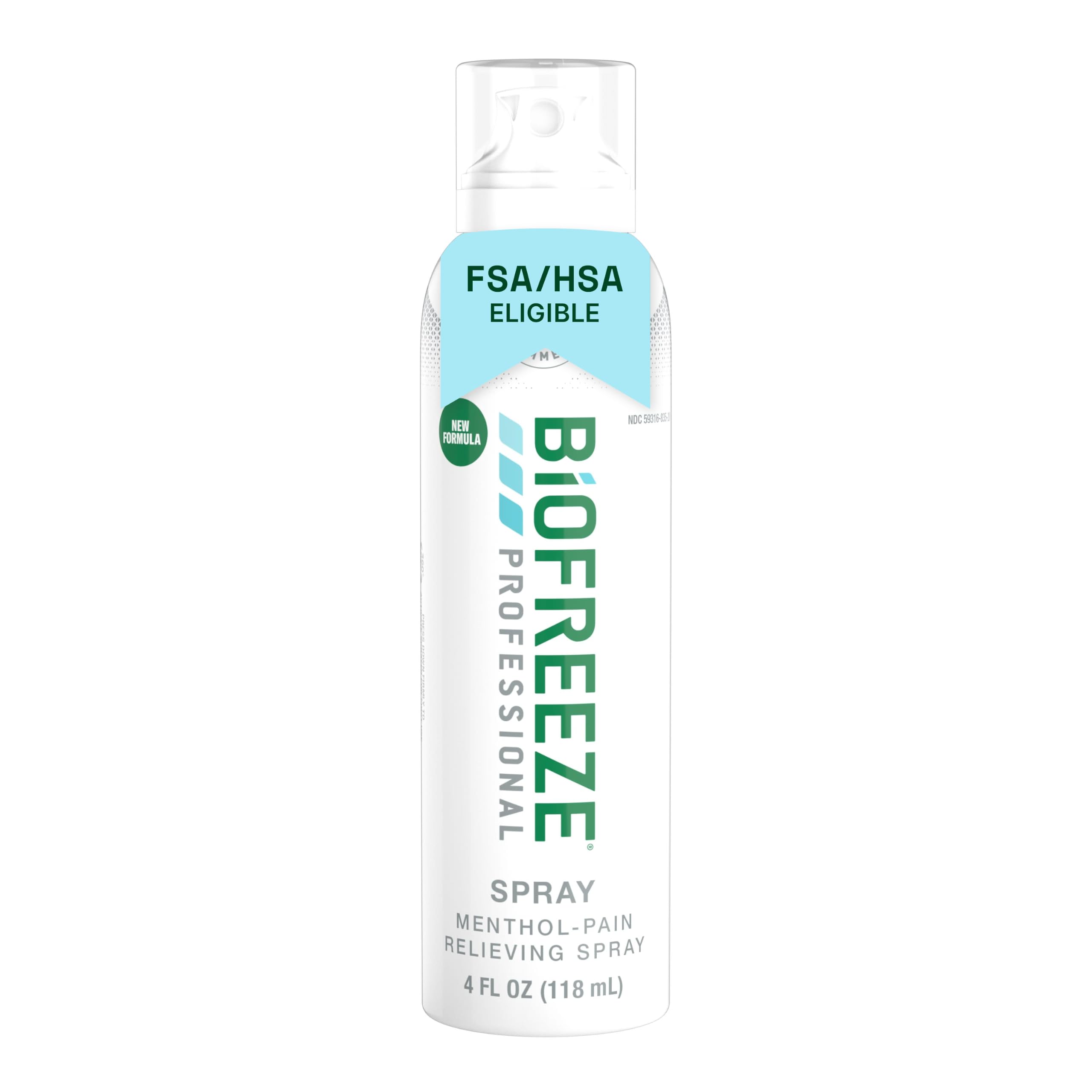 Biofreeze Professional Menthol Pain Relieving Spray 4oz