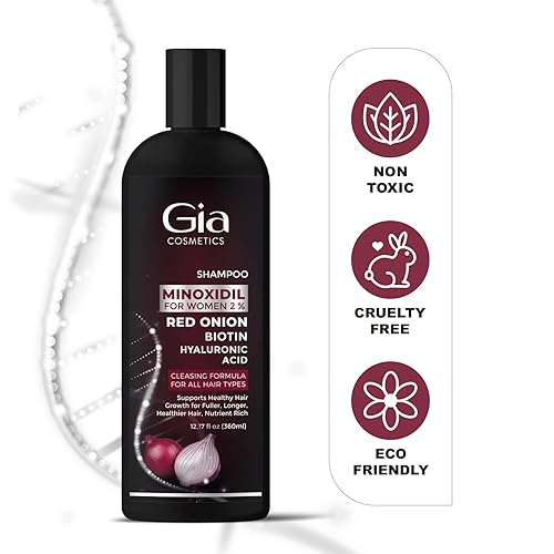 Miniatura 2 de Champú Gia Minoxidil, Biotina, Cebolla Roja para todo tipo de cabello