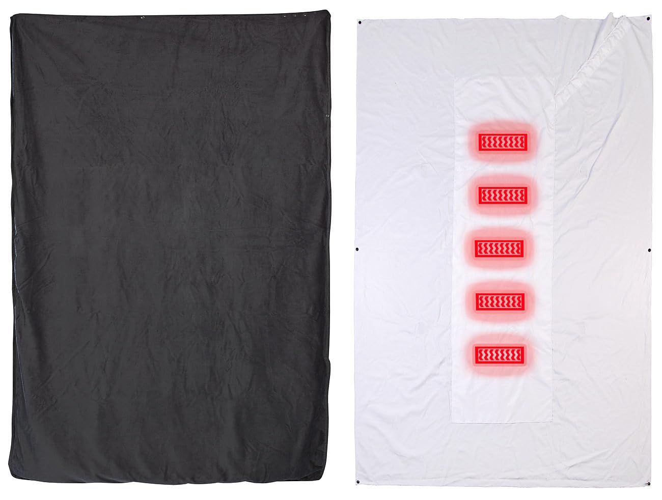 Coperta riscaldante smart a infrarossi con Bluetooth e app ELESION, fino a 65 °C, 180 x 135 cm