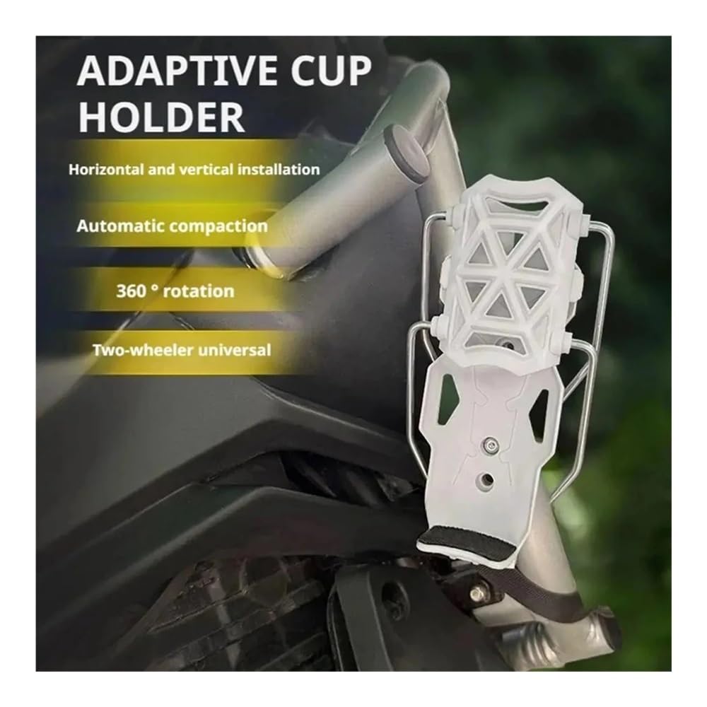 Flaschenhalter Motorrad Verstellbarer Getränkehalter Mit Schnellverschluss, Universal-Fahrrad- Und Motorrad-Wasserflaschenhalter Für Rennrad, ADV, Motorrad